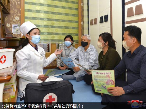 北韓新增逾250宗發燒病例